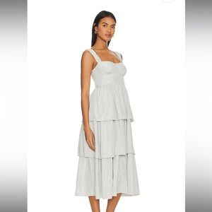NWT WeWoreWhat Corset in Mist Dress